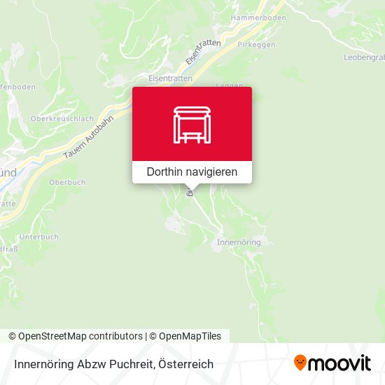 Innernöring Abzw Puchreit Karte