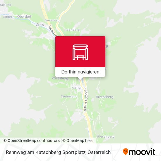 Rennweg am Katschberg Sportplatz Karte