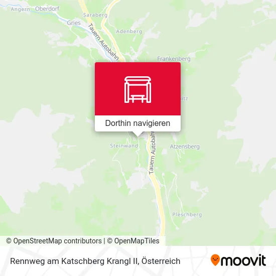 Rennweg am Katschberg Krangl II Karte