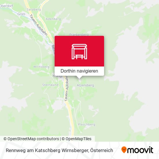 Rennweg am Katschberg Wirnsberger Karte