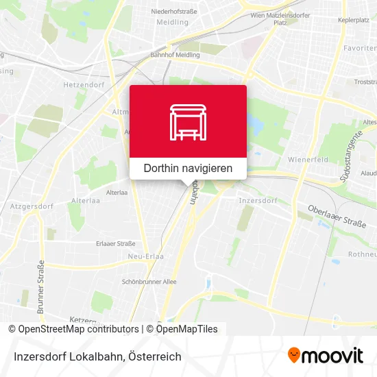 Inzersdorf Lokalbahn Karte