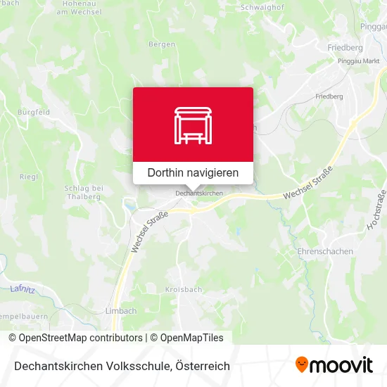 Dechantskirchen Volksschule Karte