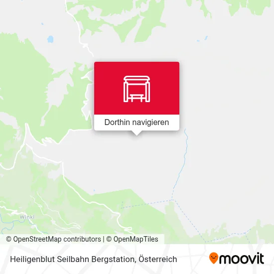 Heiligenblut Seilbahn Bergstation Karte