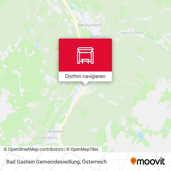 Bad Gastein Gemeindesiedlung Karte