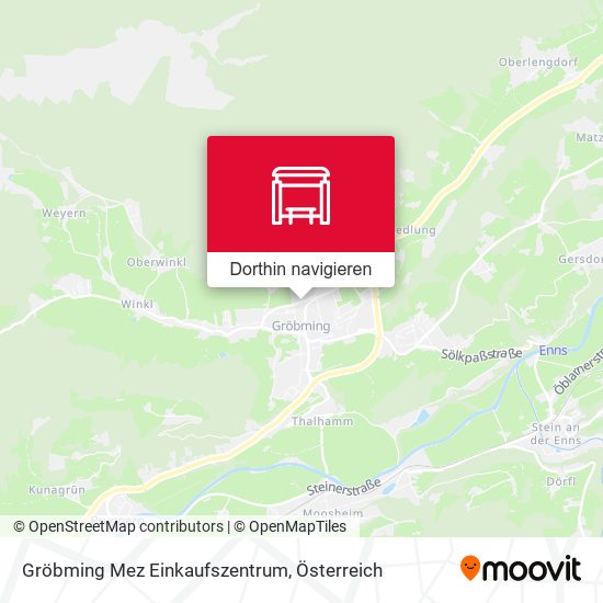 Gröbming Mez Einkaufszentrum Karte