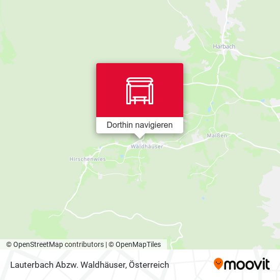 Lauterbach Abzw. Waldhäuser Karte