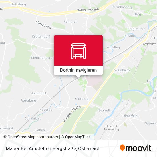 Mauer Bei Amstetten Bergstraße Karte