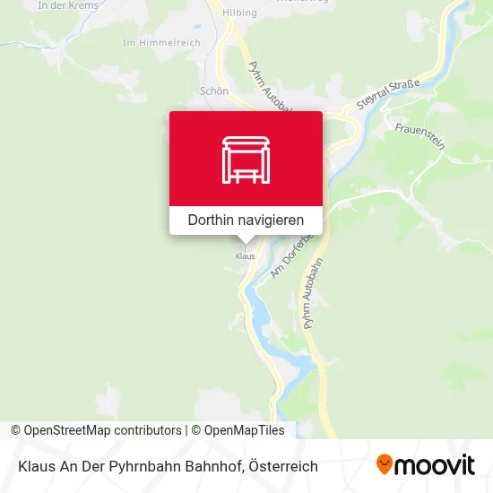 Klaus An Der Pyhrnbahn Bahnhof Karte
