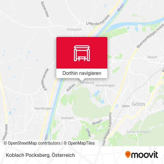 Koblach Pocksberg Karte