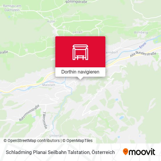 Schladming Planai Seilbahn Talstation Karte