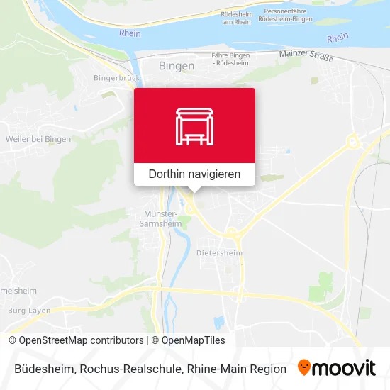 Büdesheim, Rochus-Realschule Karte