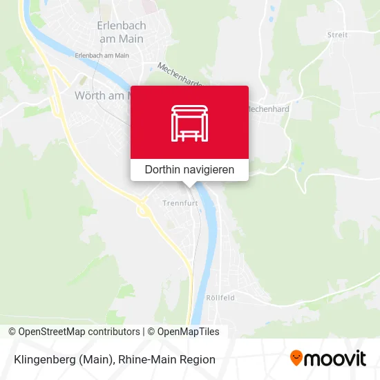 Klingenberg (Main) Karte
