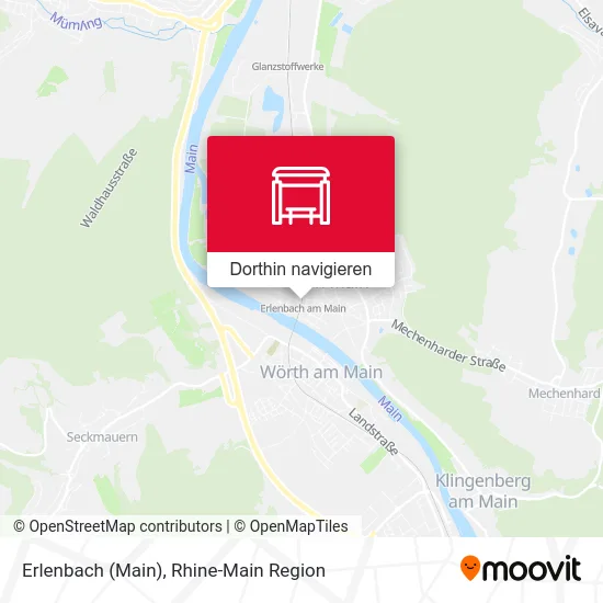 Erlenbach (Main) Karte