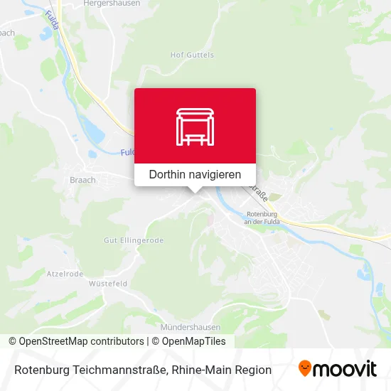 Rotenburg Teichmannstraße Karte