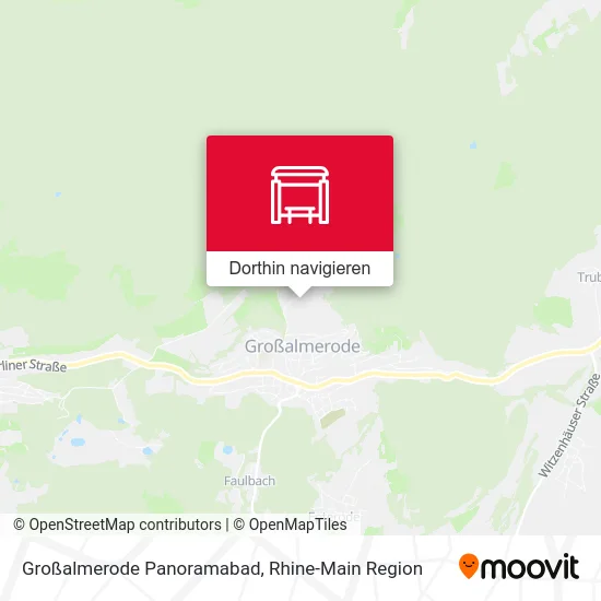 Großalmerode Panoramabad Karte