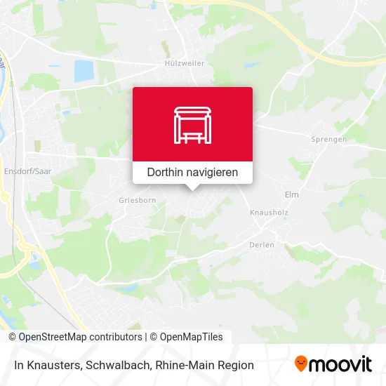 In Knausters, Schwalbach Karte
