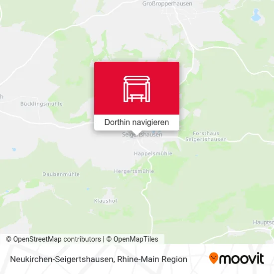 Neukirchen-Seigertshausen Karte