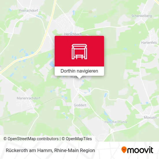 Rückeroth am Hamm Karte