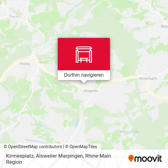 Kirmesplatz, Alsweiler Marpingen Karte