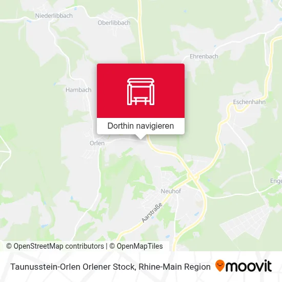 Taunusstein-Orlen Orlener Stock Karte