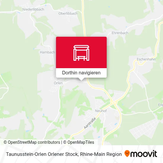 Taunusstein-Orlen Orlener Stock Karte