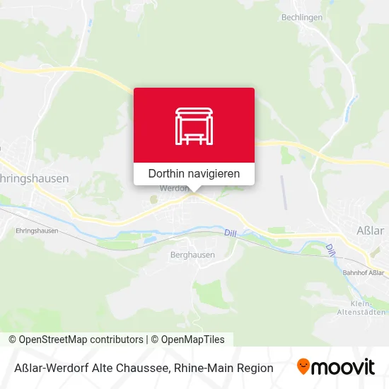 Aßlar-Werdorf Alte Chaussee Karte