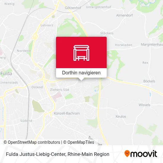 Fulda Justus-Liebig-Center Karte