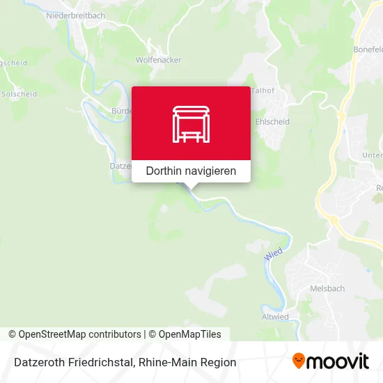 Datzeroth Friedrichstal Karte