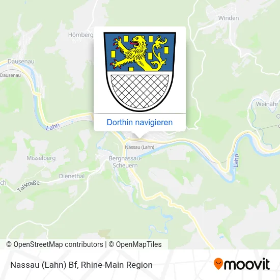 Nassau (Lahn) Bf Karte