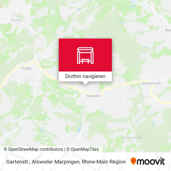 Gartenstr., Alsweiler Marpingen Karte
