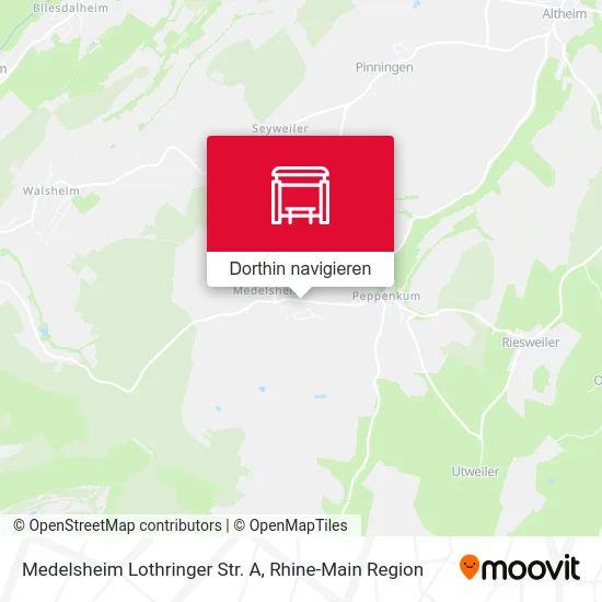 Medelsheim Lothringer Str. A Karte