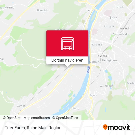 Trier-Euren Karte