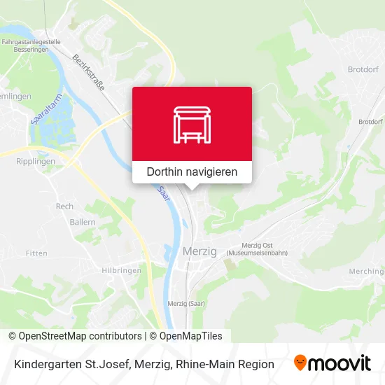 Kindergarten St.Josef, Merzig Karte