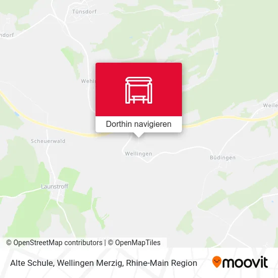 Alte Schule, Wellingen Merzig Karte