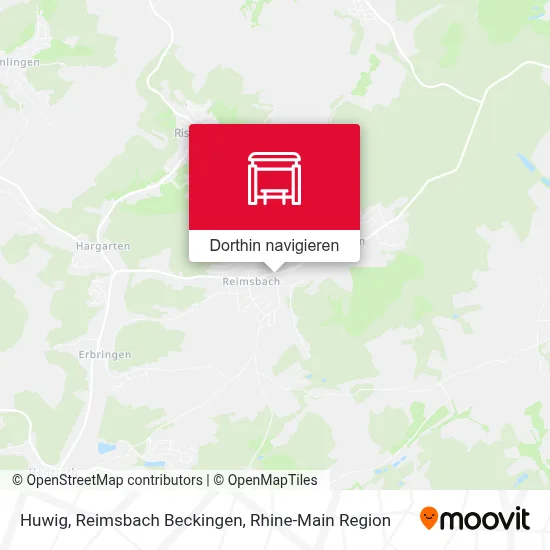 Huwig, Reimsbach Beckingen Karte