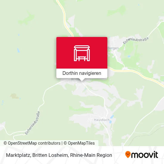 Marktplatz, Britten Losheim Karte