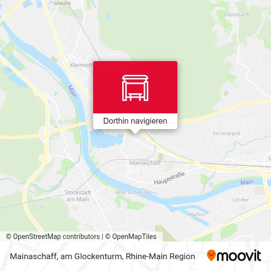 Mainaschaff, am Glockenturm Karte