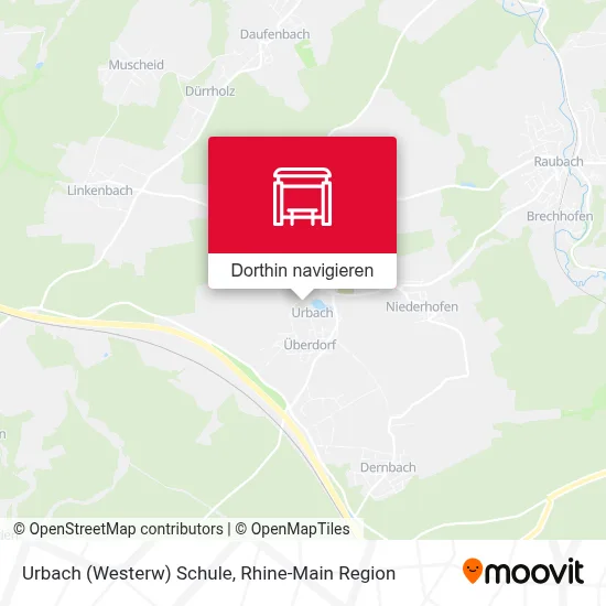 Urbach (Westerw) Schule Karte