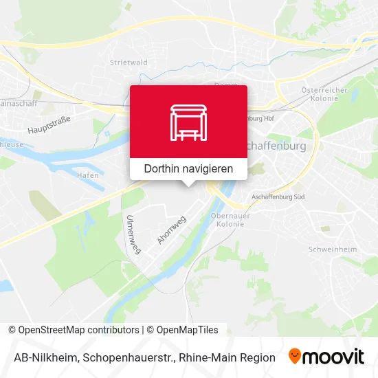 AB-Nilkheim, Schopenhauerstr. Karte