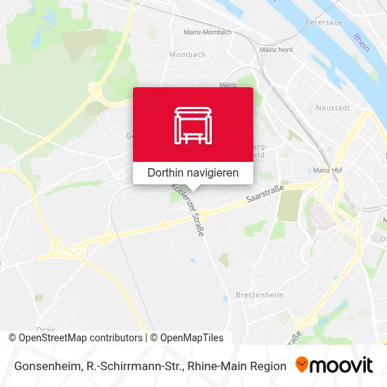 Gonsenheim, R.-Schirrmann-Str. Karte