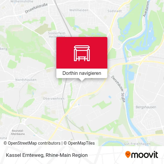 Kassel Ernteweg Karte