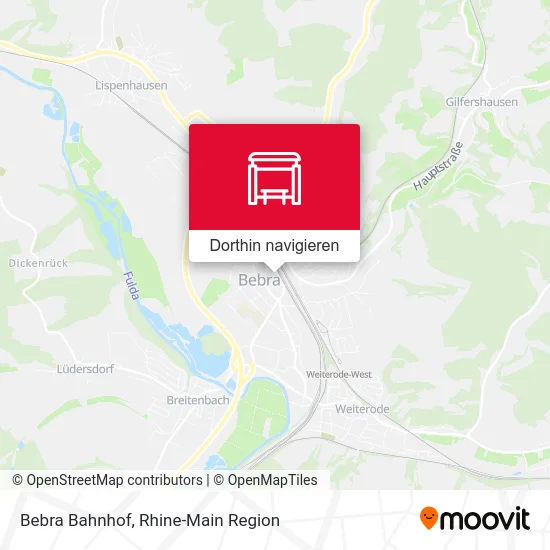Bebra Bahnhof Karte