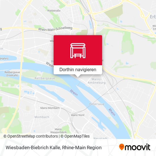 Wiesbaden-Biebrich Kalle Karte