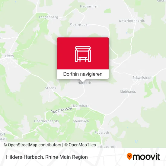 Hilders-Harbach Karte