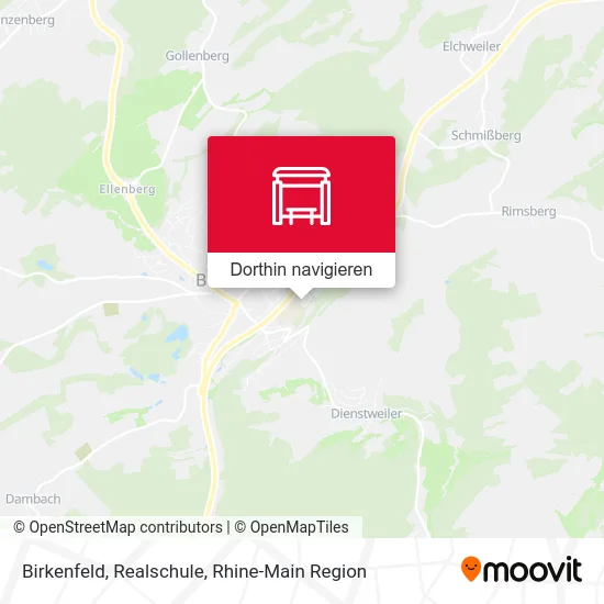 Birkenfeld, Realschule Karte