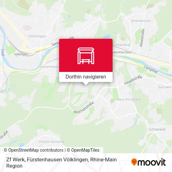 Zf Werk, Fürstenhausen Völklingen Karte
