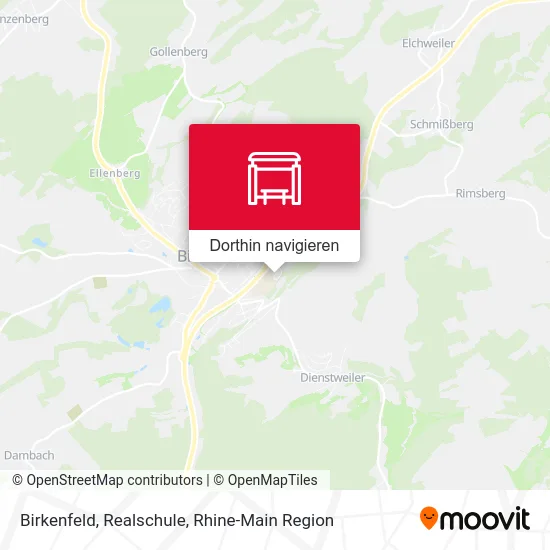 Birkenfeld, Realschule Karte