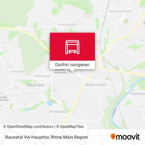 Baunatal Vw-Haupttor Karte