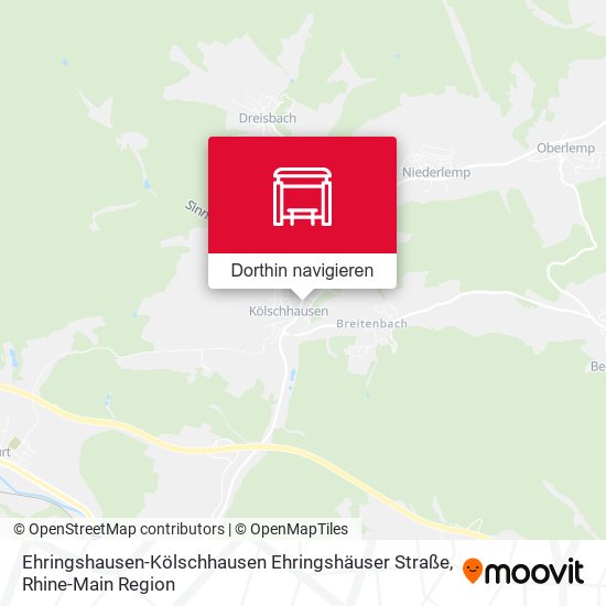 Ehringshausen-Kölschhausen Ehringshäuser Straße Karte