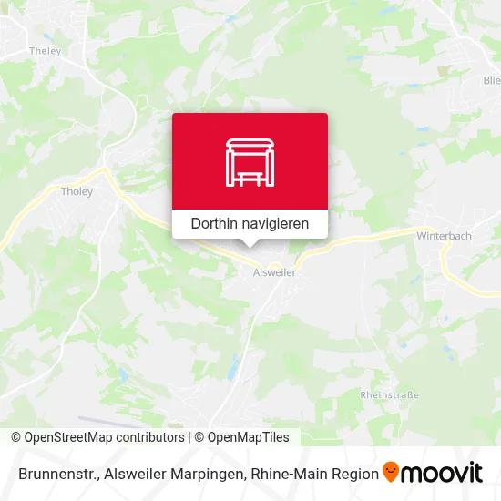 Brunnenstr., Alsweiler Marpingen Karte